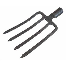 Dārza dakšas, ar 4 zariem, bez kāta