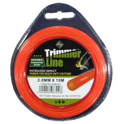 Apaļa aukla trimmeriem D-2.4mm,L-15m