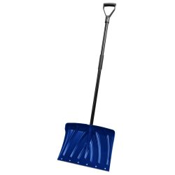 Sniega lāpsta 45x33cm, metāla kāts 1.13m. ar D-rokturi