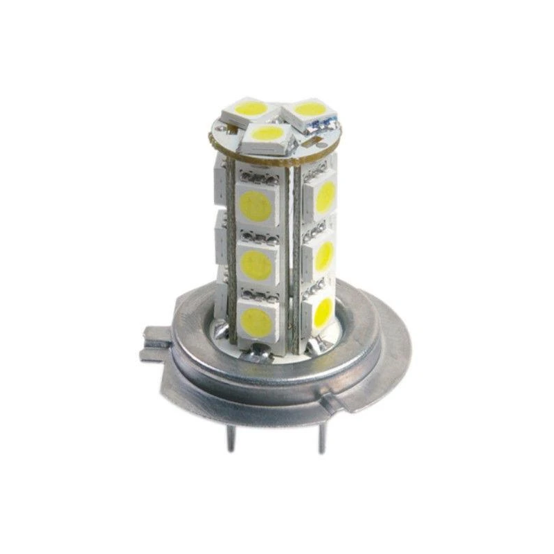 LED spuldze H7 18SMD 5050 balta. 1 gab