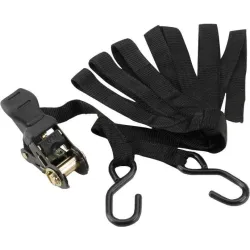 Cargo securing strap with safety block. 5 m