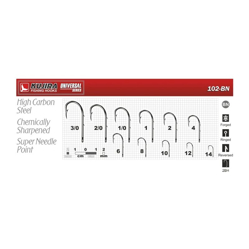 Āķi KUJIRA Universal 102 BN izmērs Nr. 16