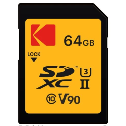 Kodak SDXC 64GB UHS-II U3 V90 Ultra Pro