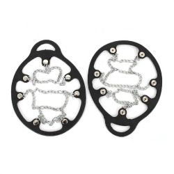 ANT-502 pretizslīdēšanas ledus uzlikas apaviem ar tērauda radzēm – ķēžu tipa saķeres uzlikas