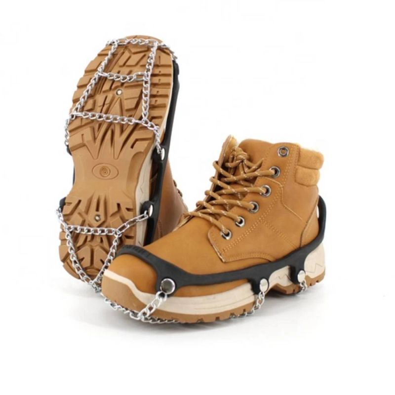 ANT-502 pretizslīdēšanas ledus uzlikas apaviem ar tērauda radzēm – ķēžu tipa saķeres uzlikas