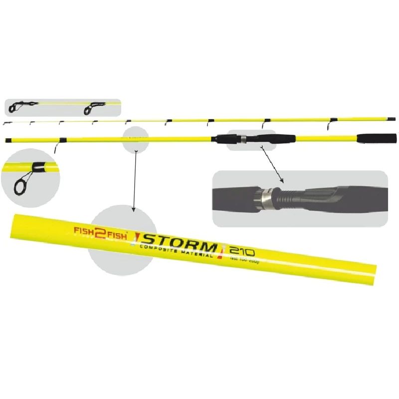 Spinning rod Fish2Fish Storm, Length 165 cm, Test 100-200