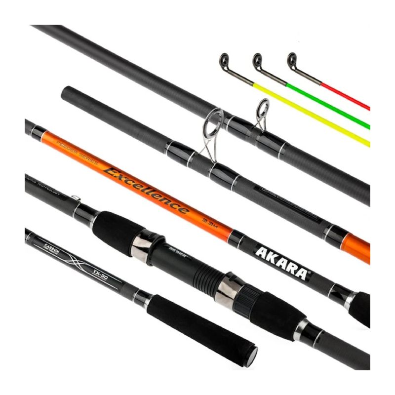 Apakšējā makšķere Akara Excellence Feeder 3,90m 90-120-150g