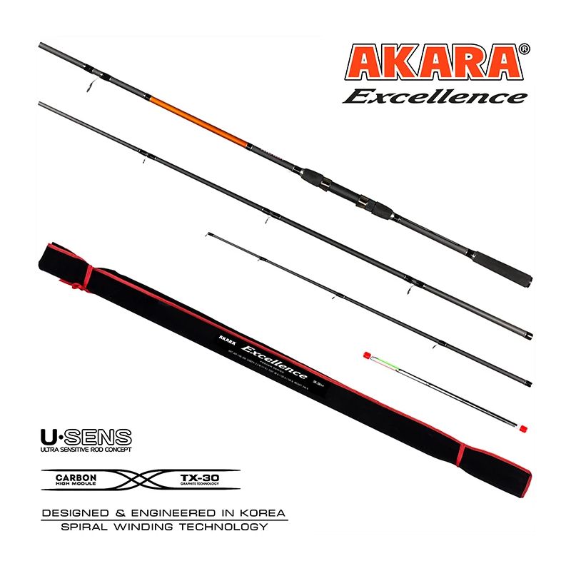 Apakšējā makšķere Akara Excellence Feeder 3,90m 90-120-150g