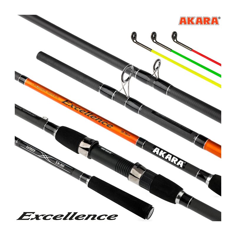 Apakšstienis AKARA Excellence Feeder TX-30, garums 4,20 m, tests 90-120-150g