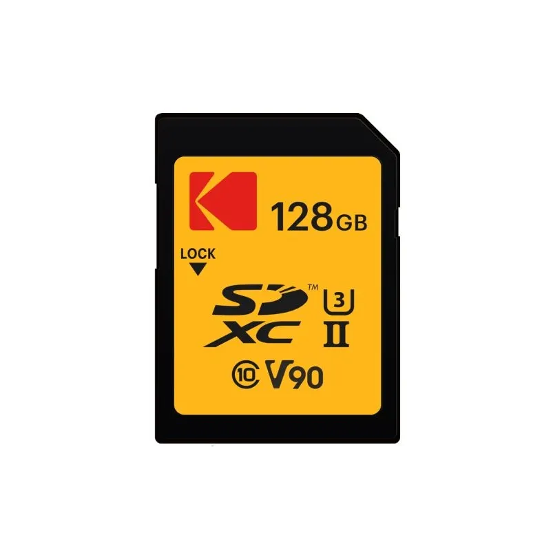 Kodak SDXC 128GB UHS-II U3 V90 Ultra Pro