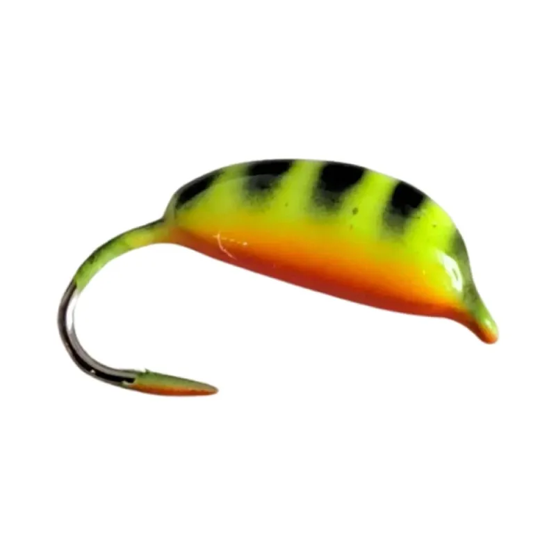 Mormyshka Akara Nr. 20 Rigas Banana ar cilpiņu 2,5 mm, Krāsota 22