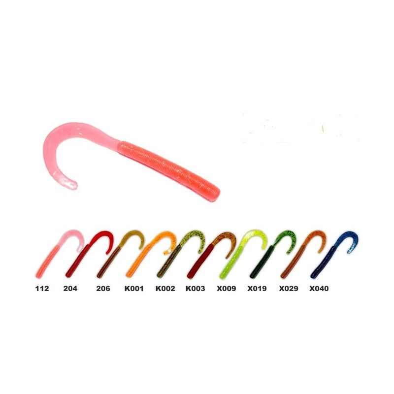 Silikoninis masalas Akara Twister 5 cm. Spalva - 204