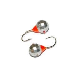 Mormyshka W zirnekļa balons ar caurumu 3 mm, krāsots SIL