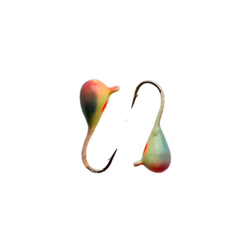 Mormyshka JIG W Spider Drop ar aci 4mm, krāsots Nr. 324P