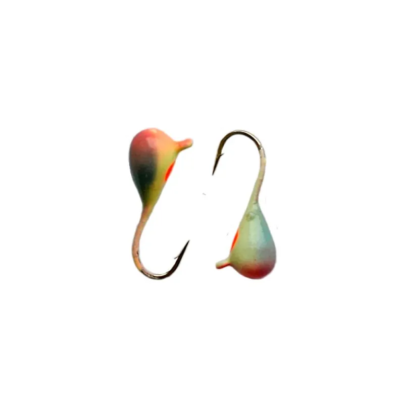 Mormyshka JIG W Spider Drop ar aci 4mm, krāsots Nr. 324P