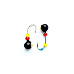 Зимняя мормышка шар Паук с отверстием 3,5 мм, окрашенный GO