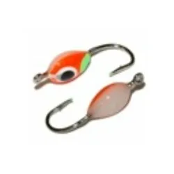 Phosphoric Mormyshka AKARA Epox Drop 1208 P, O-G With Ear 8mm No.10