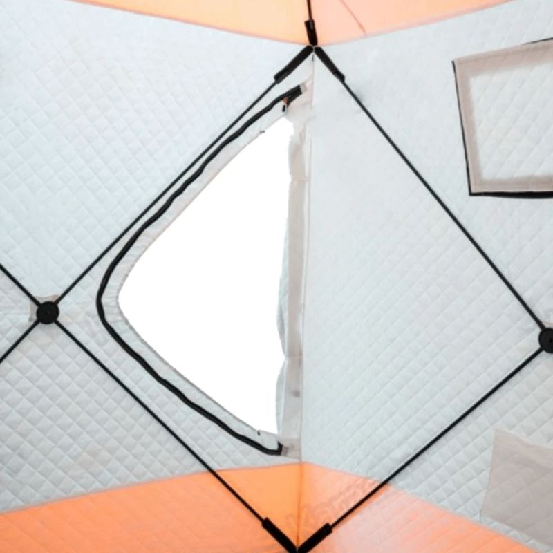 Ziemas telts ar apkuri Fish2Fish Cube II, izmērs 180x180x195