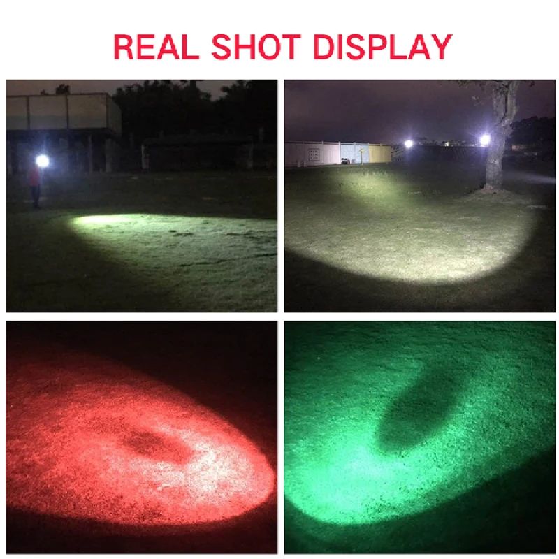 LED priekšējais lukturis OEM YHX-1302, 360° dubultā galvas rotācija