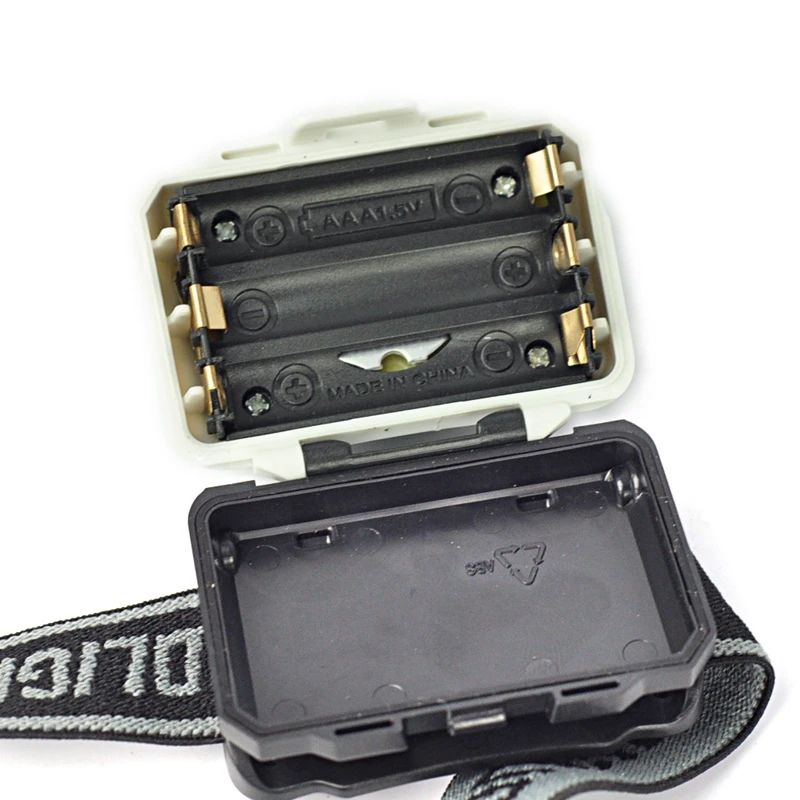 LED priekšējais lukturis BORUiT RJ-LW601 balts, paredzēts skriešanai