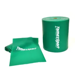 Elastīgā lente Tomaz Sport Heavy 15x0,25 cm, zaļa, 8-9 mārciņas