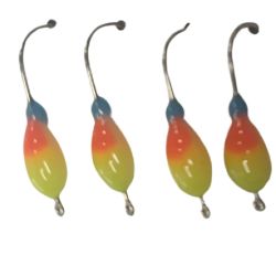 Smelt rig 4 Oatmeal Clear-Red-Yellow