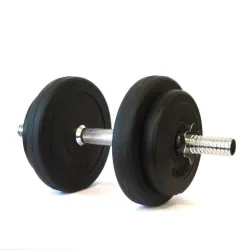 Kokkupandud tsementhantel Tomaz Sport Start 10 kg terasest käepide