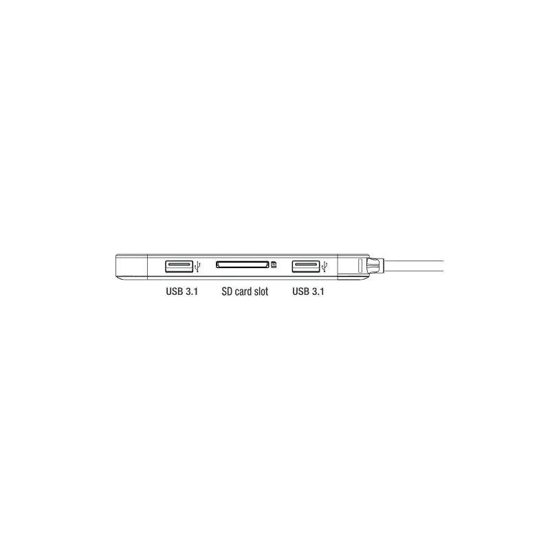 Emtec HUB 6-in-1 Type-C T650C