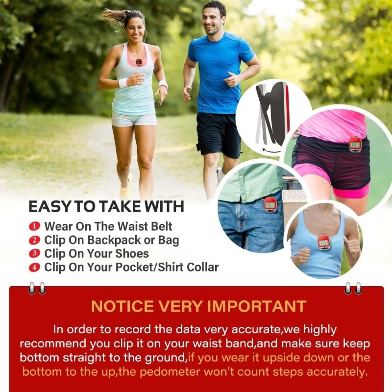 Pārnēsājams sporta pedometrs VIVISTAR 793 melns