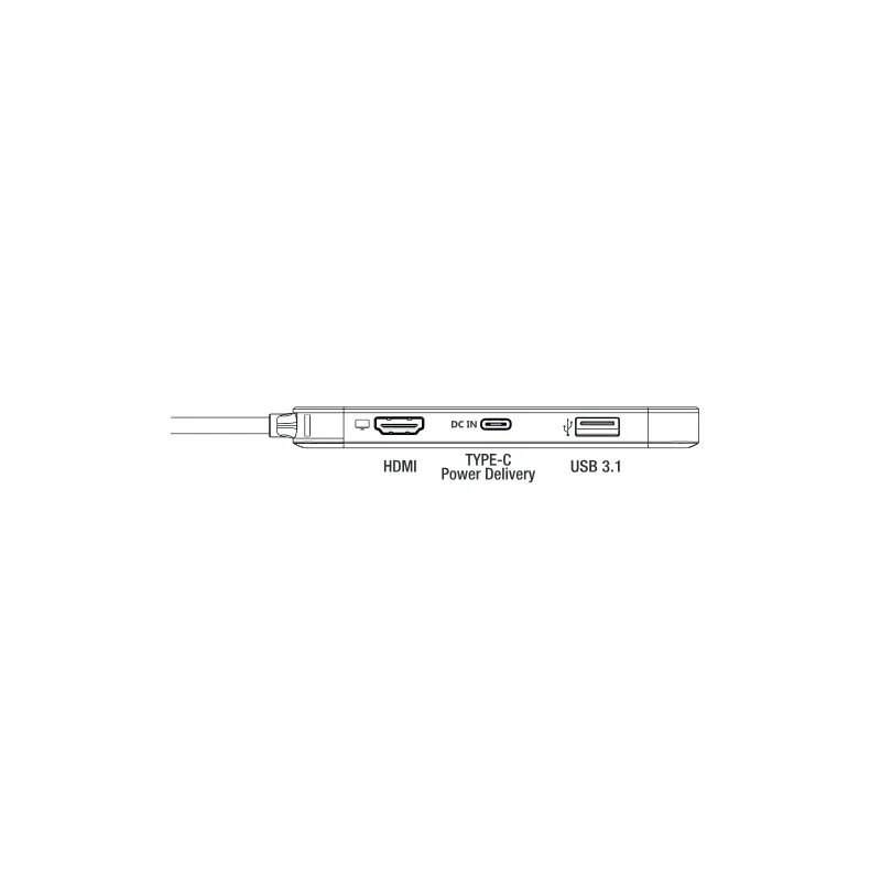 Emtec HUB 6-in-1 Type-C T650C