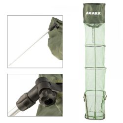 Tinklas Žuvies Laikimui AKARA 4S SR, Dydis 40x50x250, 4 Sekcijos