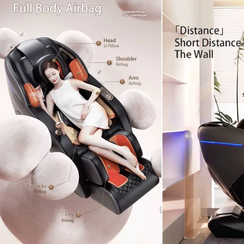 Massage chair JARE with Zero Gravity, voice control and full body massage, grey