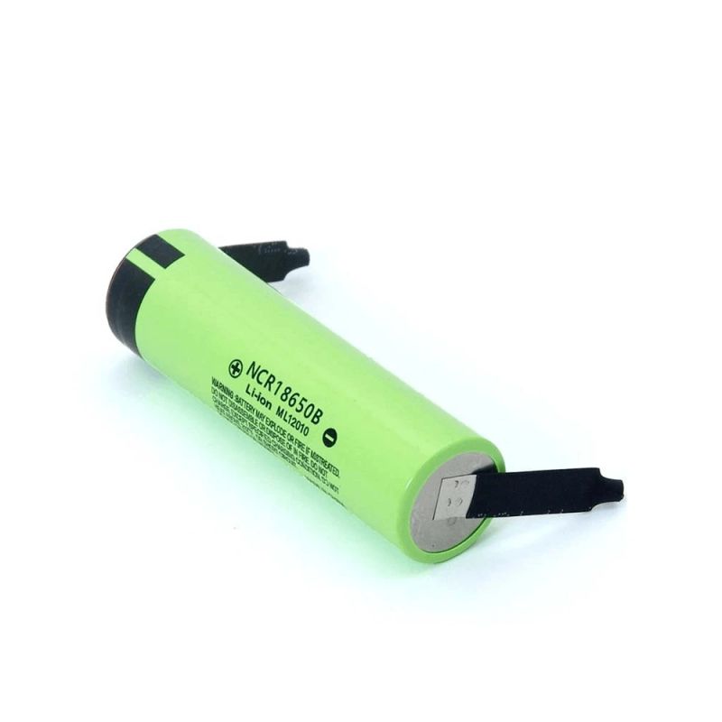 Uzlādējams akumulators NCR18650B 3400mAh Li-ion 3,7v, uzstādīts grupā
