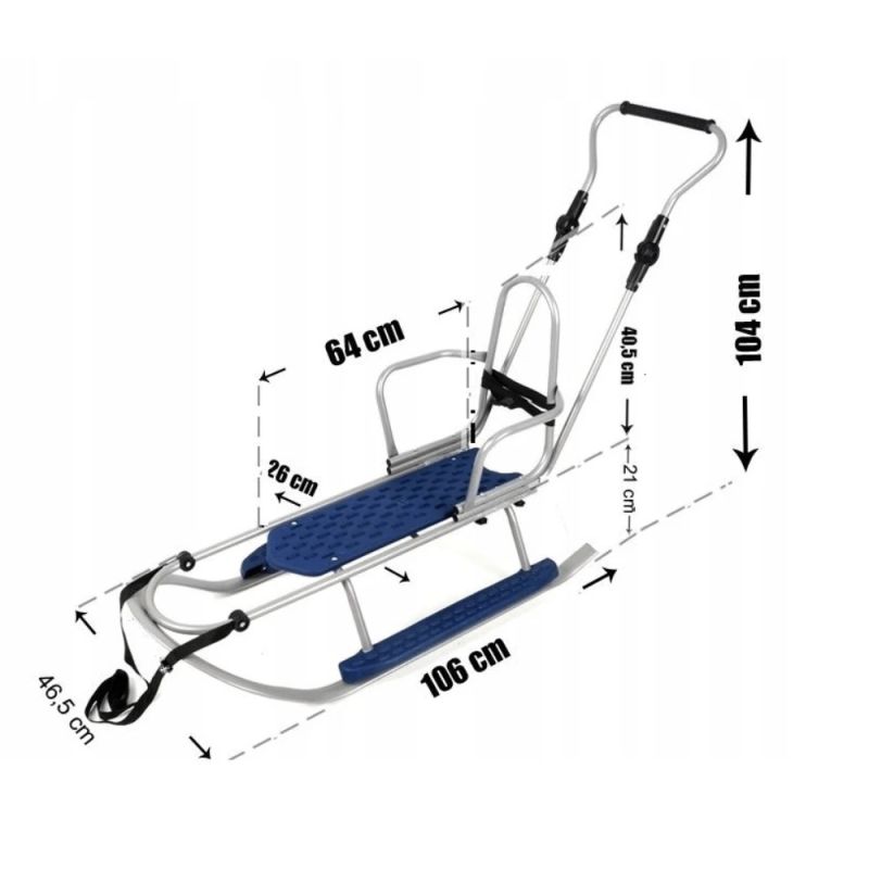 Ragavas ADBOR Piccolino XDrive ar atzveltni