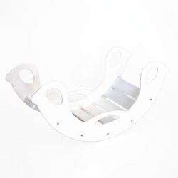 Supynės Ingvart FunArc 80x40x40cm, Medinės, Balta Spalva