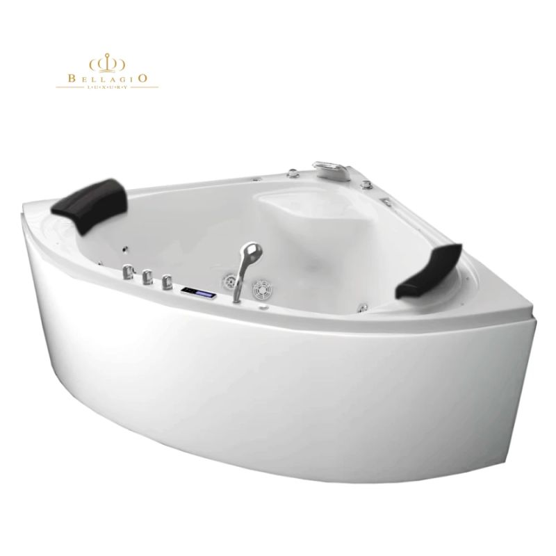 Masažinė Vonia su Vandens ir Oro masažu Bellagio Luxury Delizia, 160x160 cm