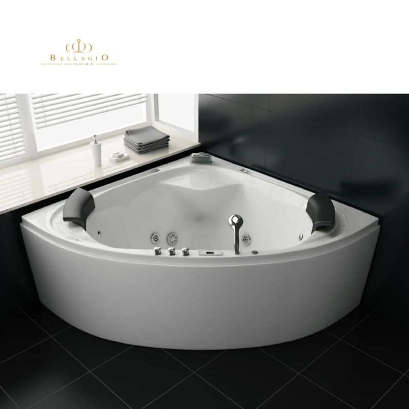 Masažinė Vonia su Vandens ir Oro masažu Bellagio Luxury Delizia, 160x160 cm