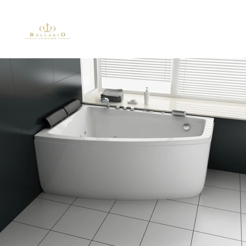 Massage Bath Bellagio Luxury Bolle With Water And Air Massage 180x120, Left