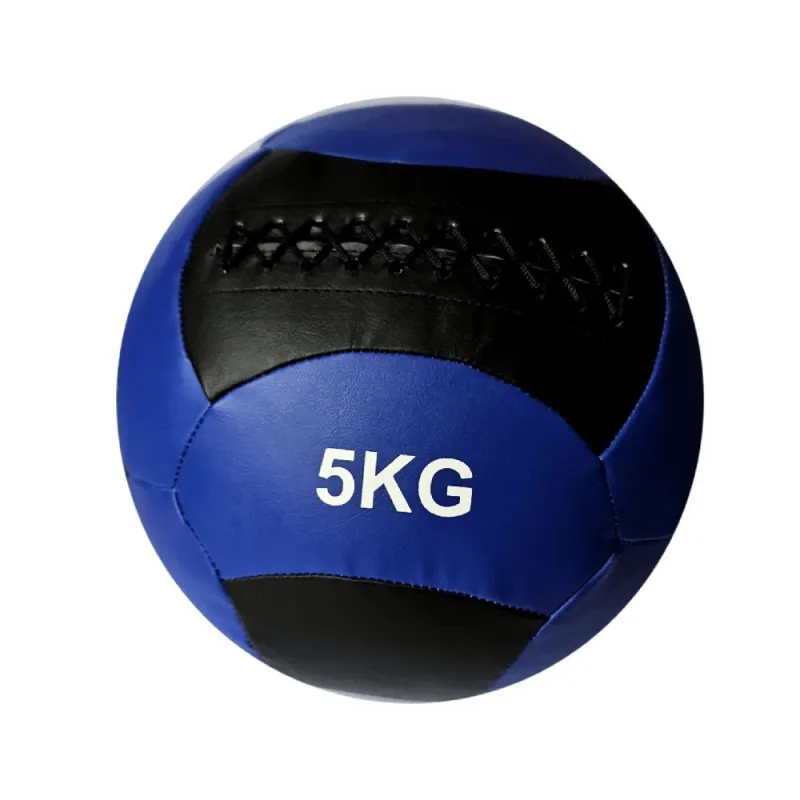 Ādas svara treniņbumba THOMS Wall Ball 5kg.