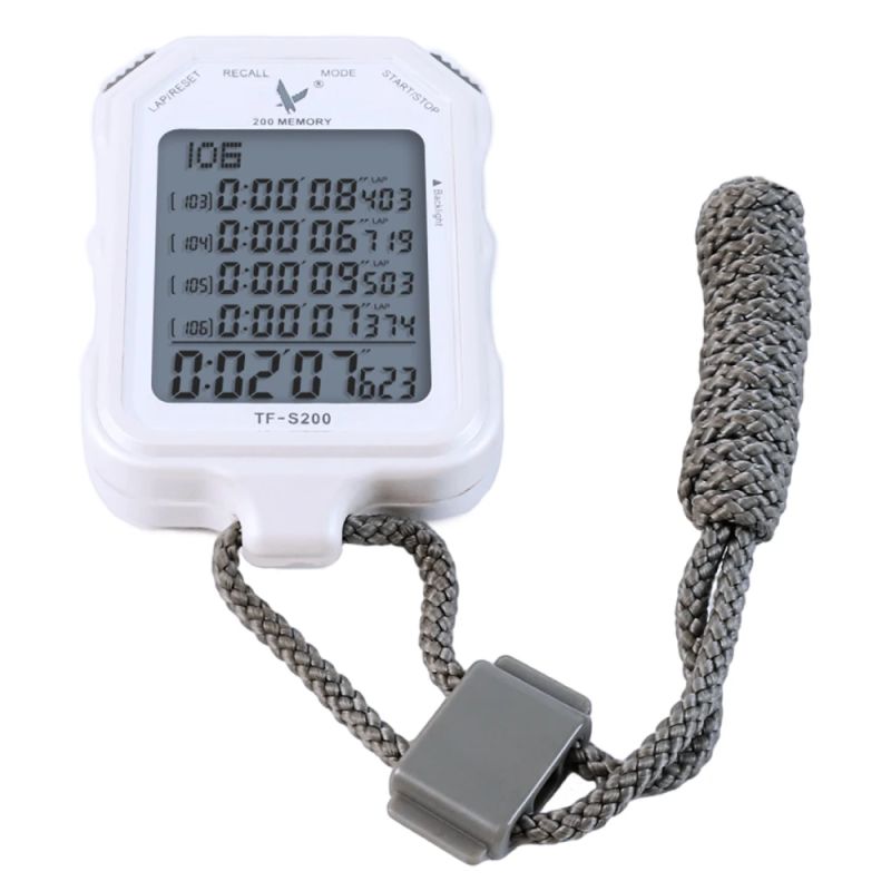 Profesionāls hronometrs THOMS TF-S200, atmiņa 200 apļi, 1-1000 s