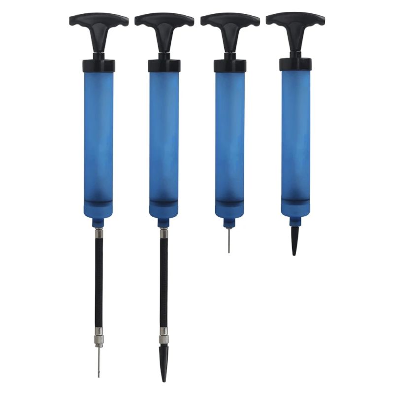 Sūknis bumbiņām Tomaz Sport ar šļūteni un uzgaļiem, 24 cm.