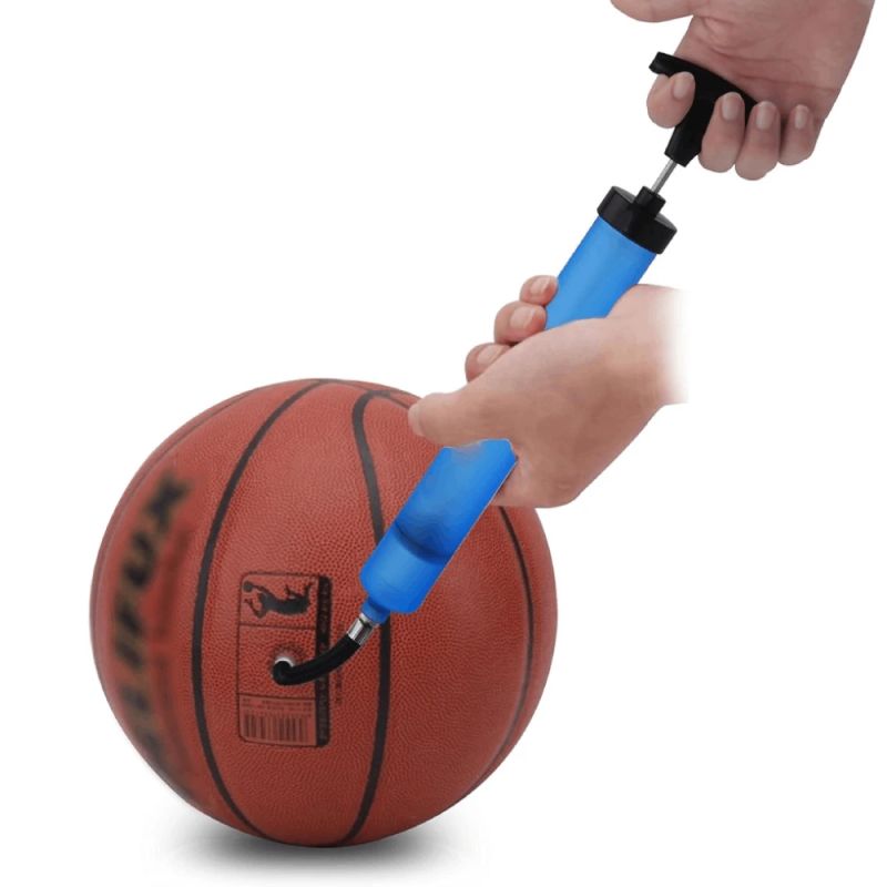 Sūknis bumbiņām Tomaz Sport ar šļūteni un uzgaļiem, 24 cm.