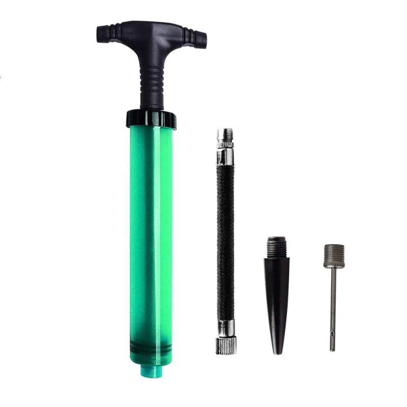 Sūknis bumbiņām Tomaz Sport ar šļūteni un uzgaļiem, 24 cm.