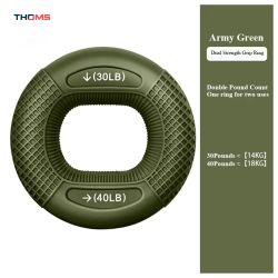 Silikona rokas trenažieris - Spander THOMS Strengthener 78 mm. 30-40 Lbs