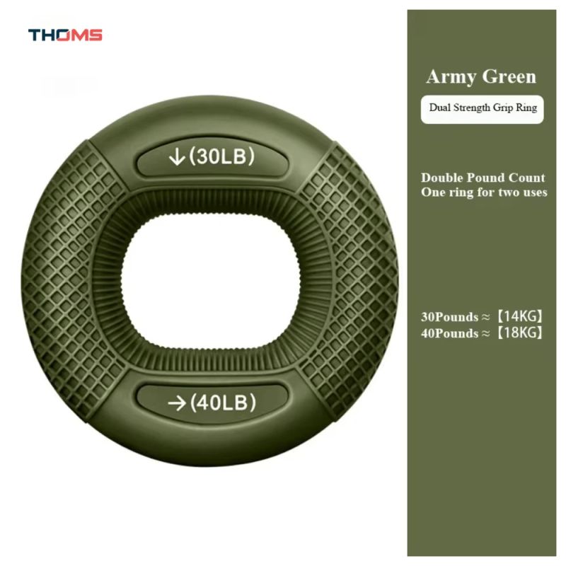 Silikona rokas trenažieris - Spander THOMS Strengthener 78 mm. 30-40 Lbs