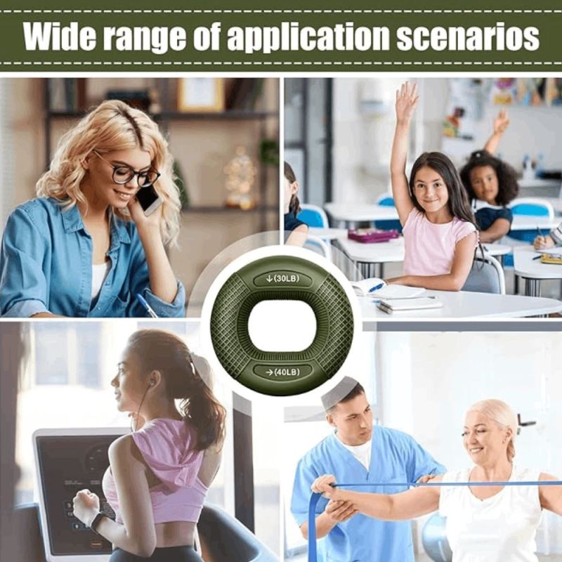 Silikona rokas trenažieris - Spander THOMS Strengthener 78 mm. 30-40 Lbs