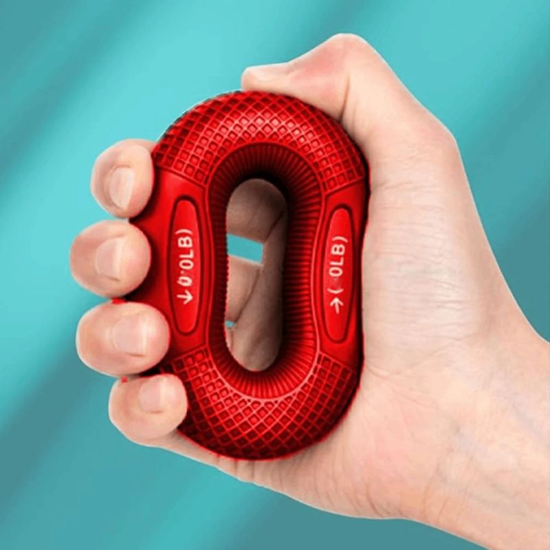 Silikona rokas trenažieris - Spander THOMS Strengthener 78 mm. 40-50 Lbs