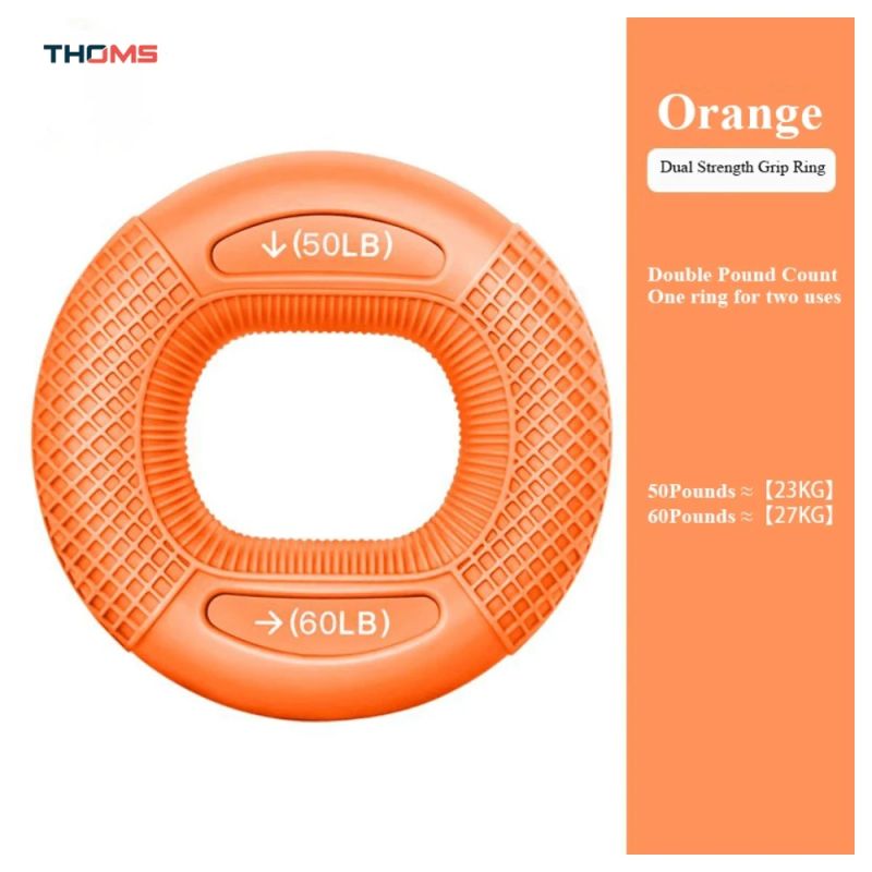 Silikona rokas trenažieris - Spander THOMS Strengthener 78 mm. 50-60 Lbs