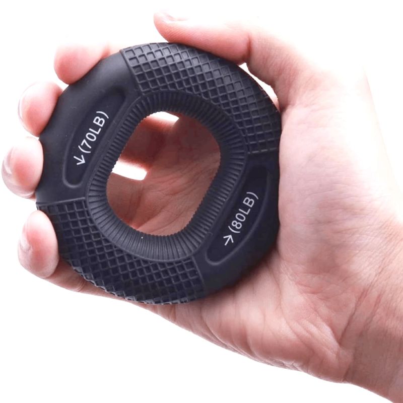 Silikona rokas trenažieris - Spander THOMS Strengthener 78 mm. 70-80 Lbs