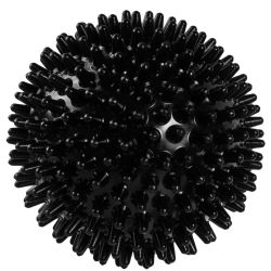 Rehabilitācijas bumba ar smailēm 10cm melna